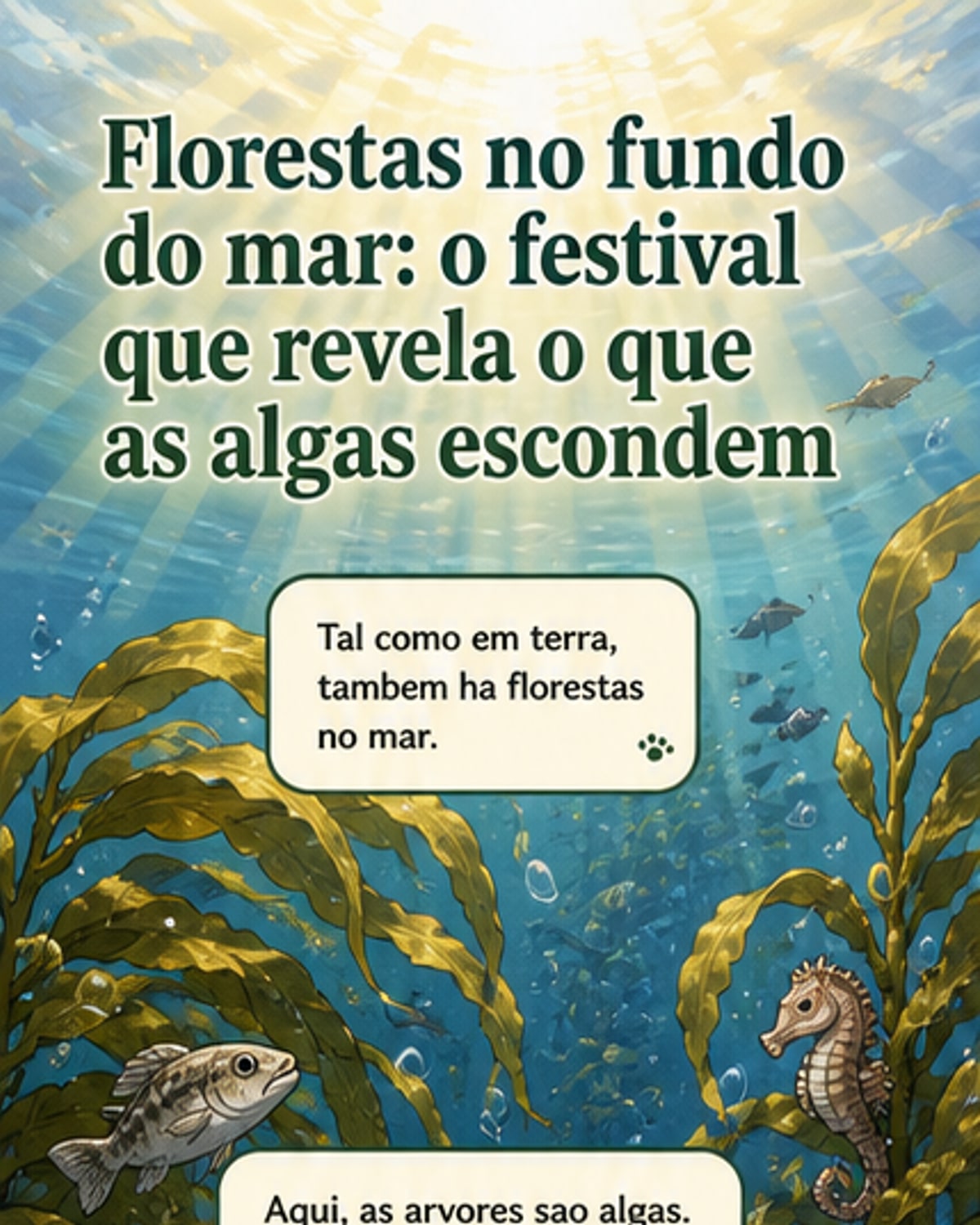 O que são as florestas marinhas?