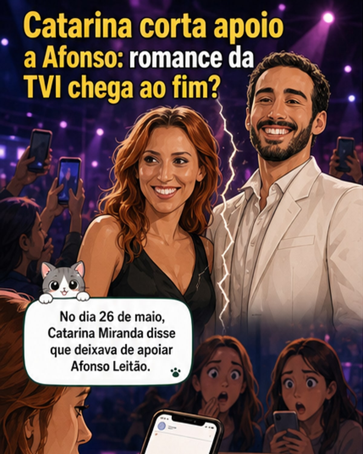 Catarina Miranda termina com Afonso Leitão