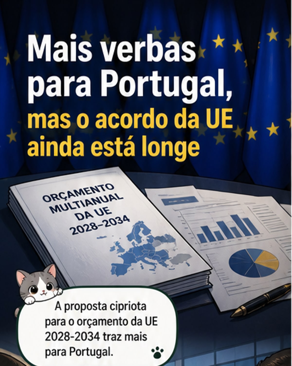 Portugal ganha mais 1,6 bi no orçamento da UE