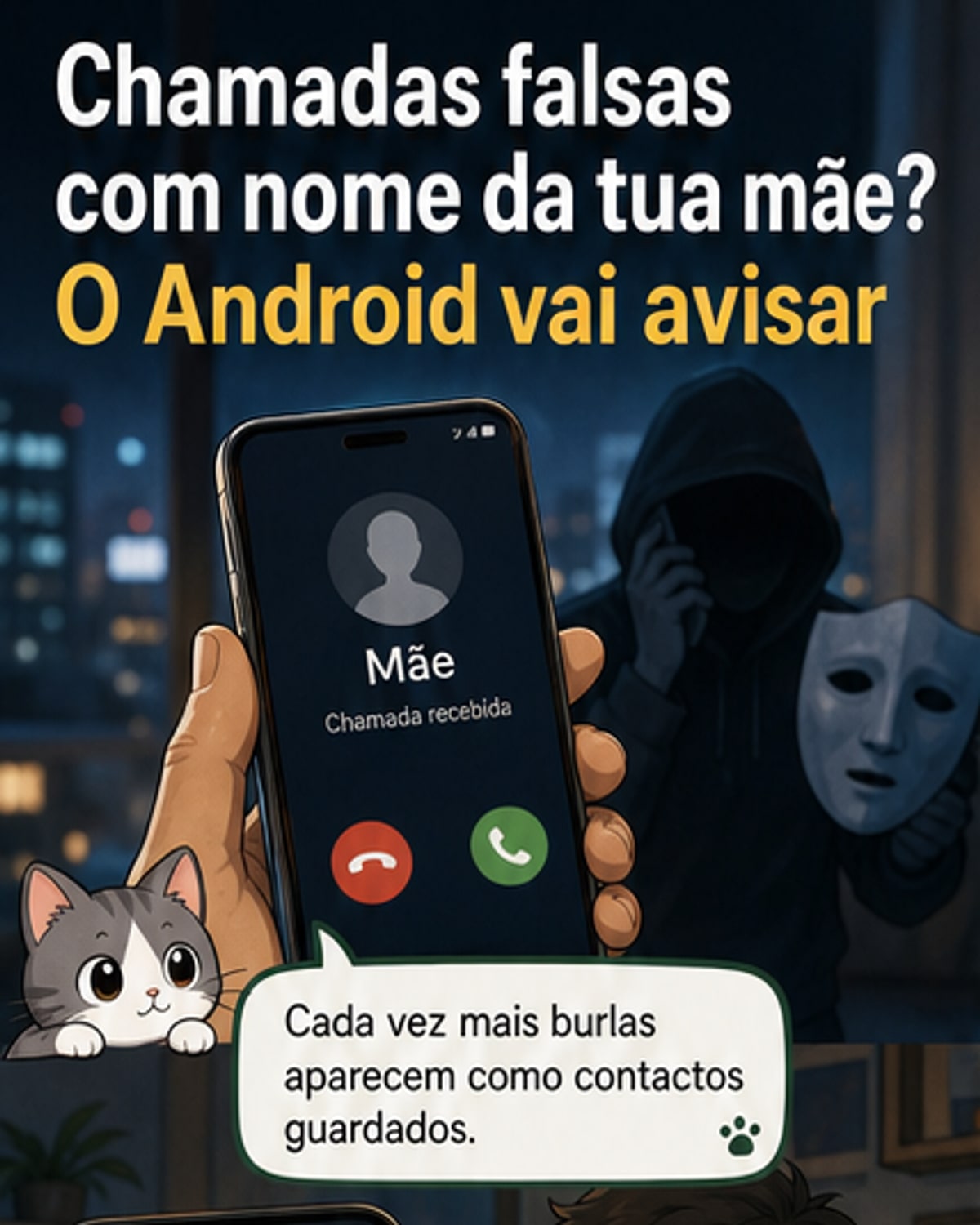 Google bloqueia chamadas que fingem ser familiares