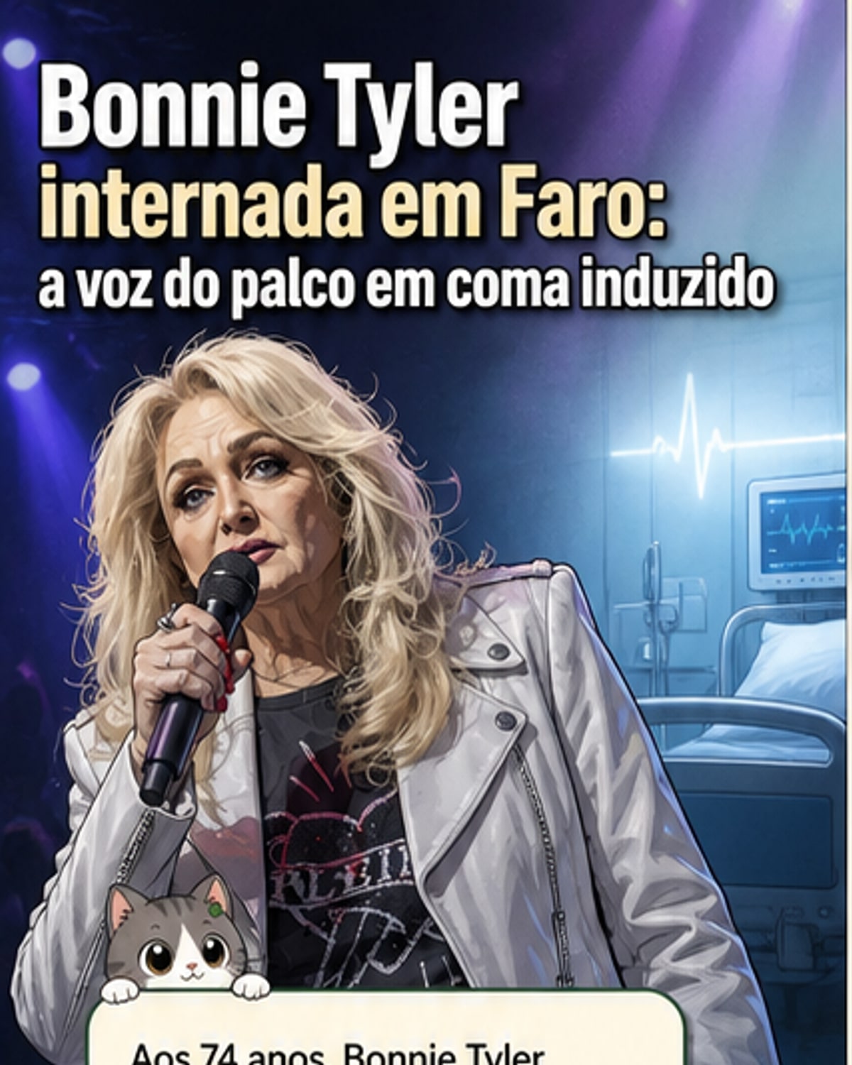 Bonnie Tyler em coma induzido