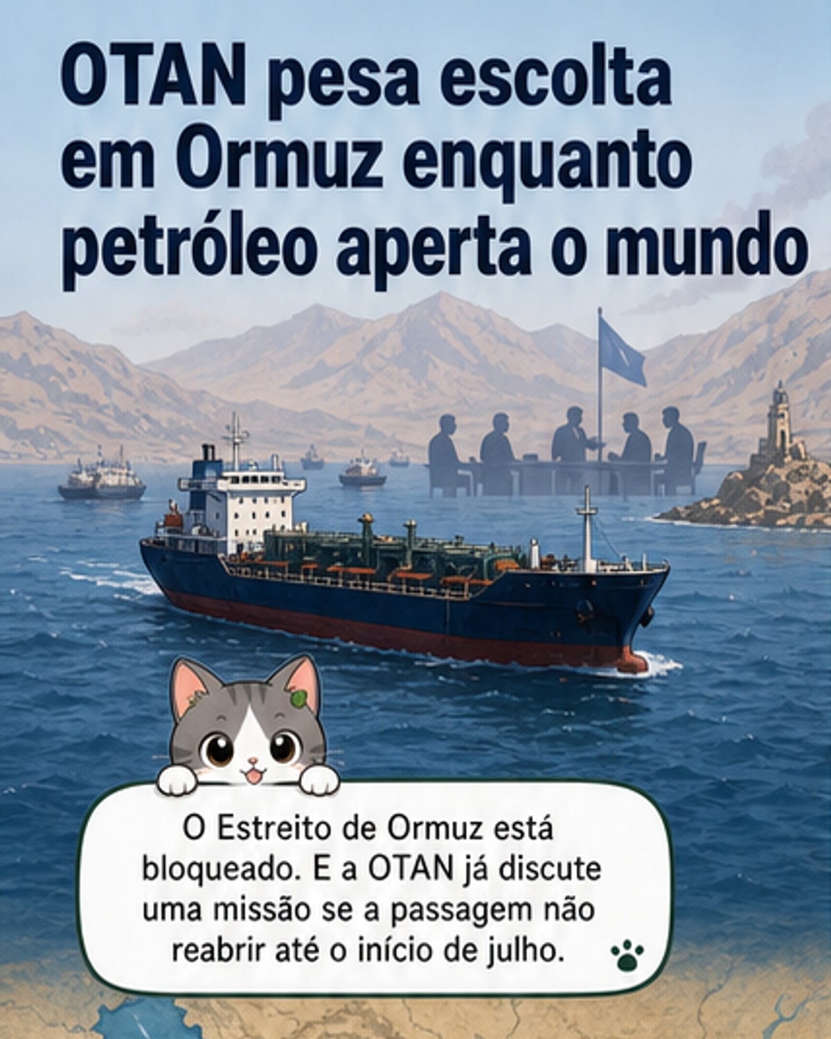 OTAN avalia missão no Estreito de Ormuz