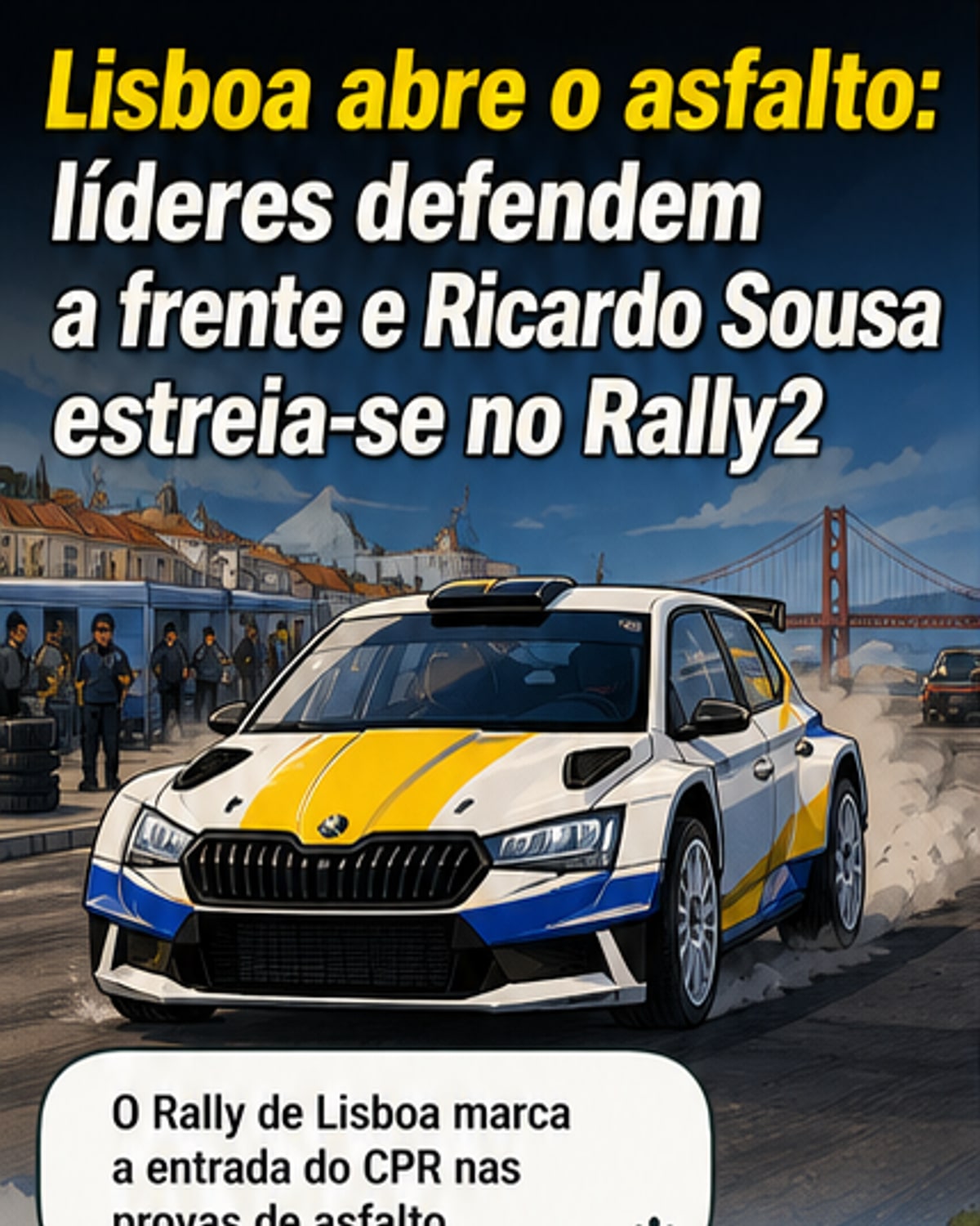 Estreia de Sousa em carro Rally2