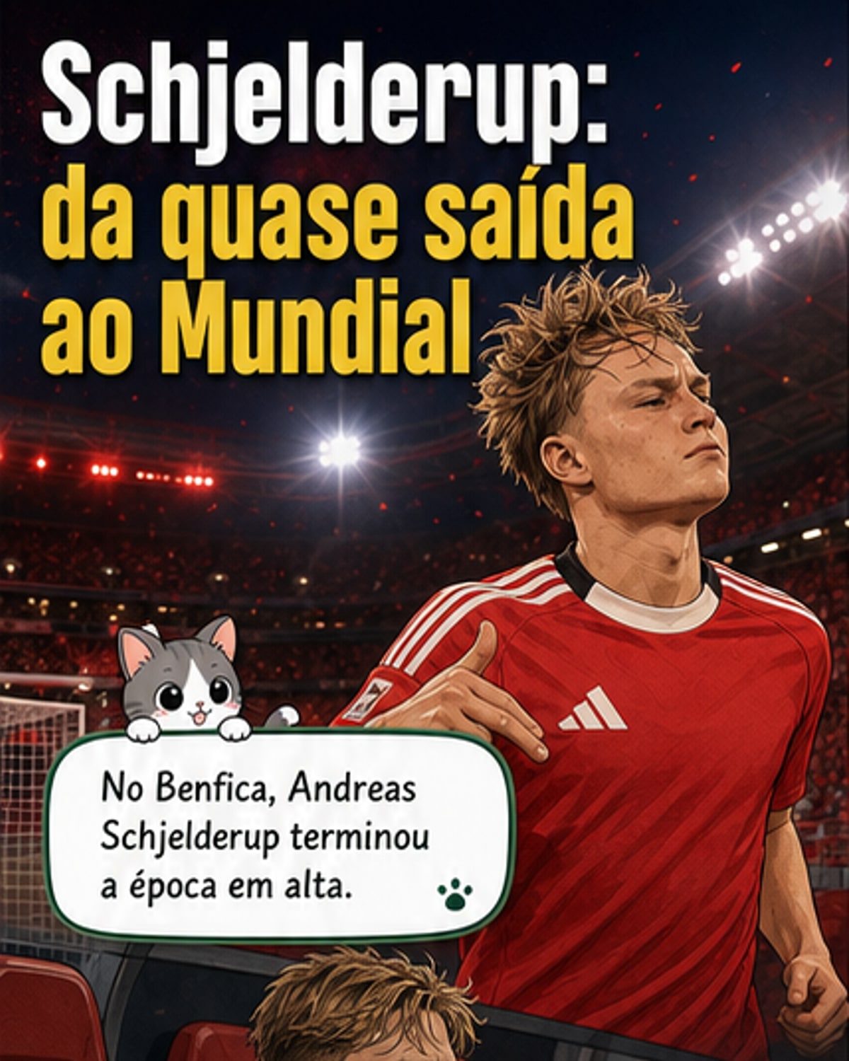 Schjelderup pensou em sair por falta de minutos