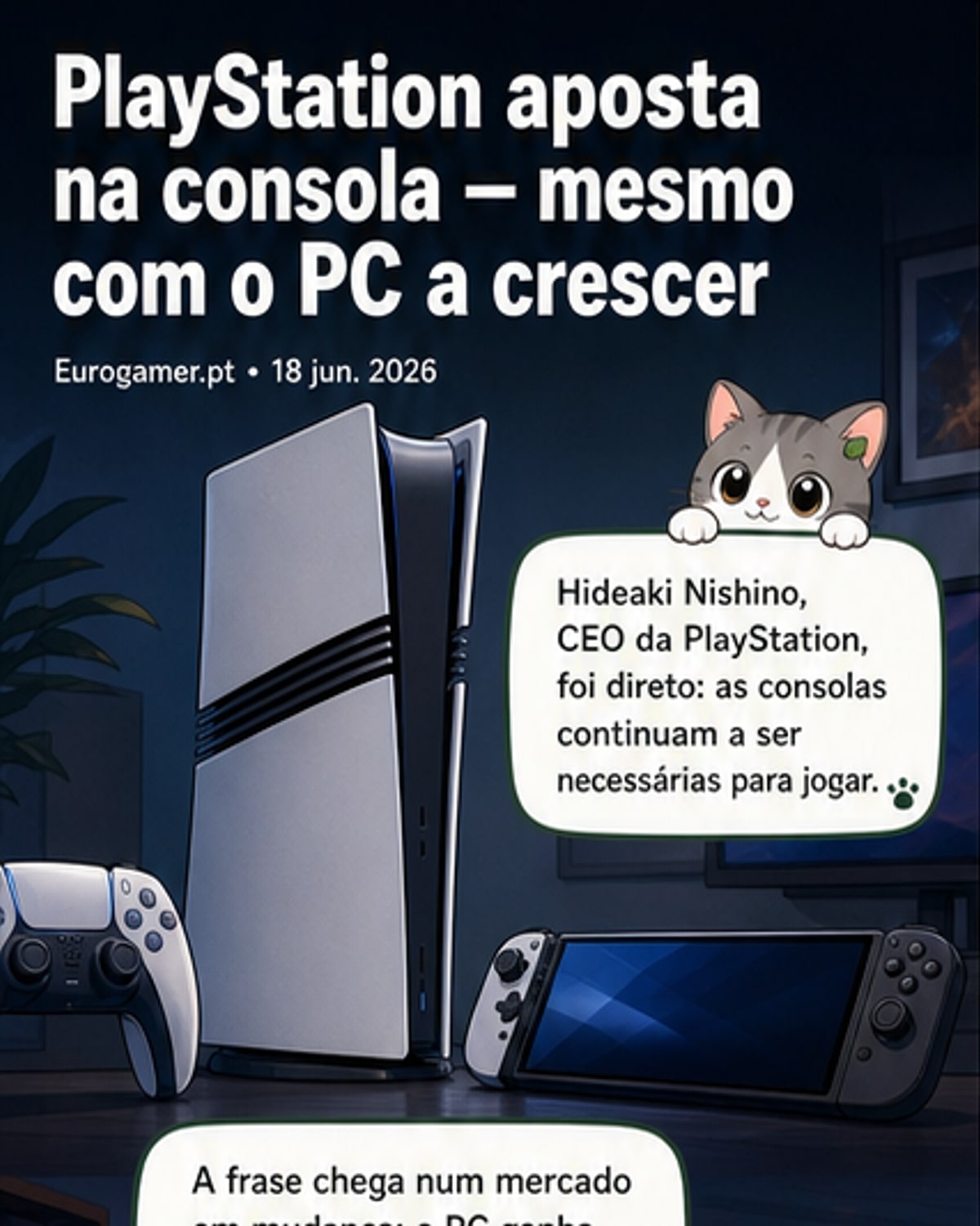 PlayStation defende consolas como essenciais