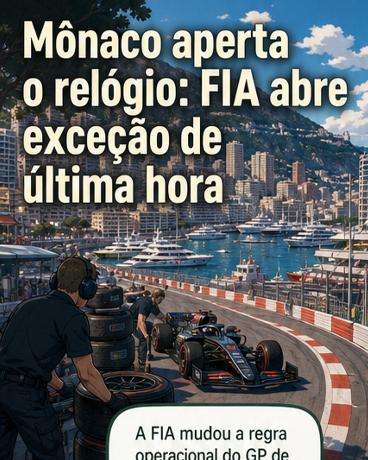 FIA flexibiliza toque de recolher no GP de Mônaco