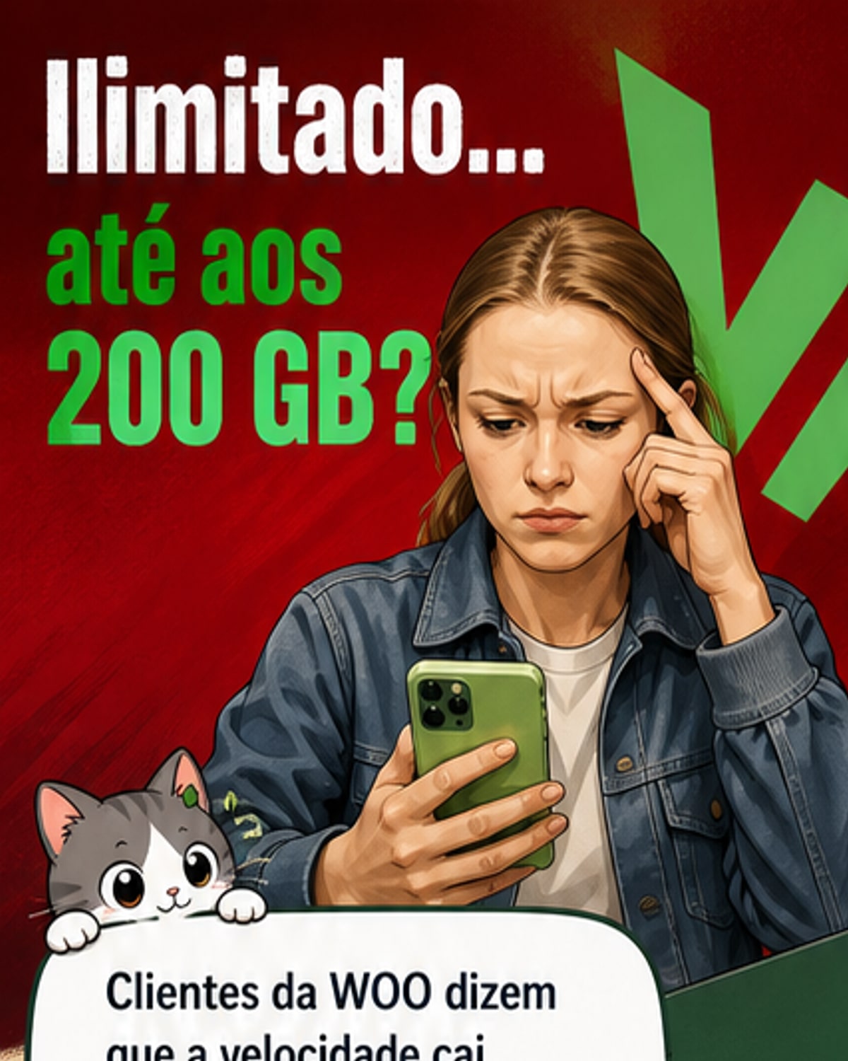 Clientes dizem que encontraram o limite no tarifário 'ilimitado' da WOO