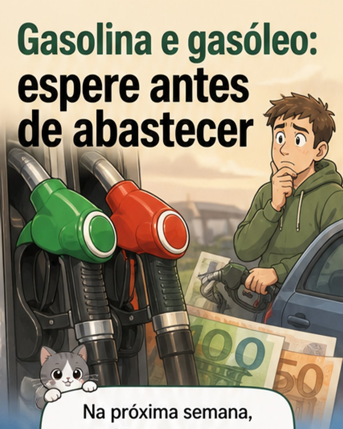 Combustíveis vão ficar mais baratos