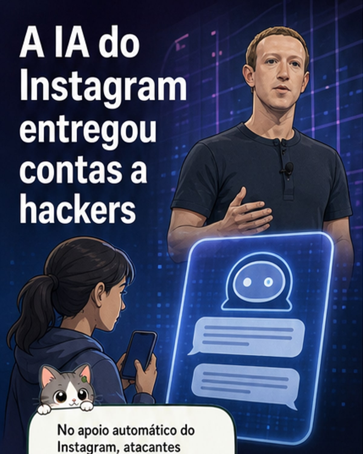 IA do Instagram caiu em golpe de hackers