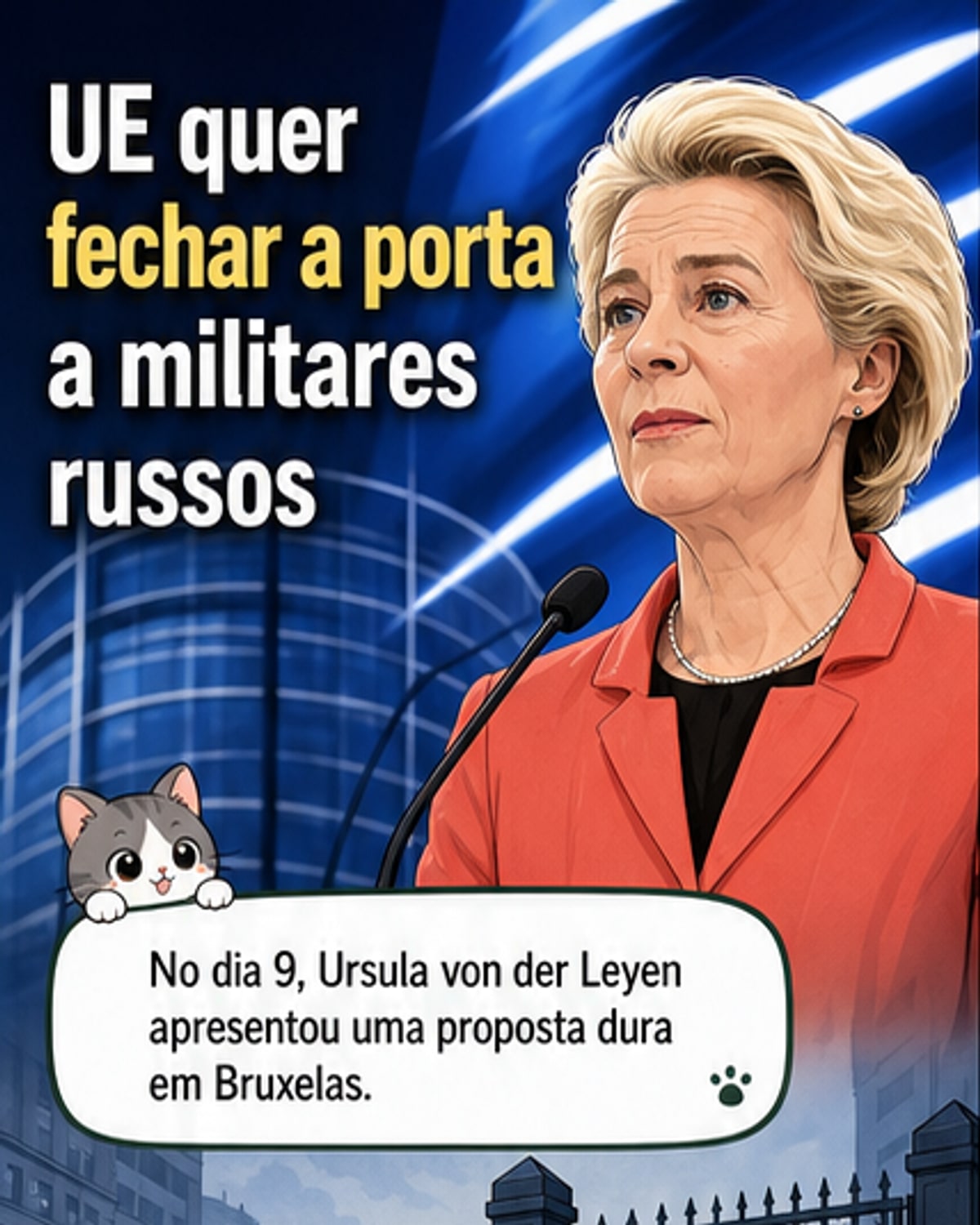 UE quer barrar entrada de militares russos
