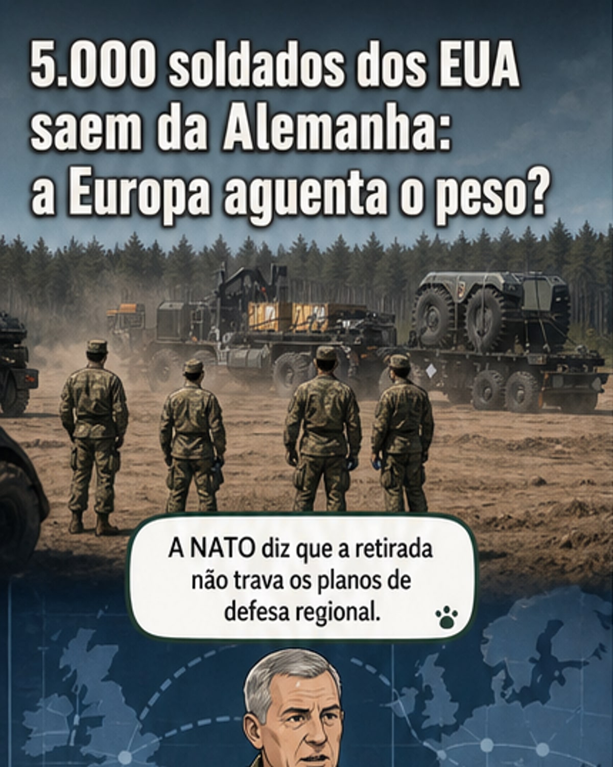 Retirada de 5 mil soldados dos EUA na Europa