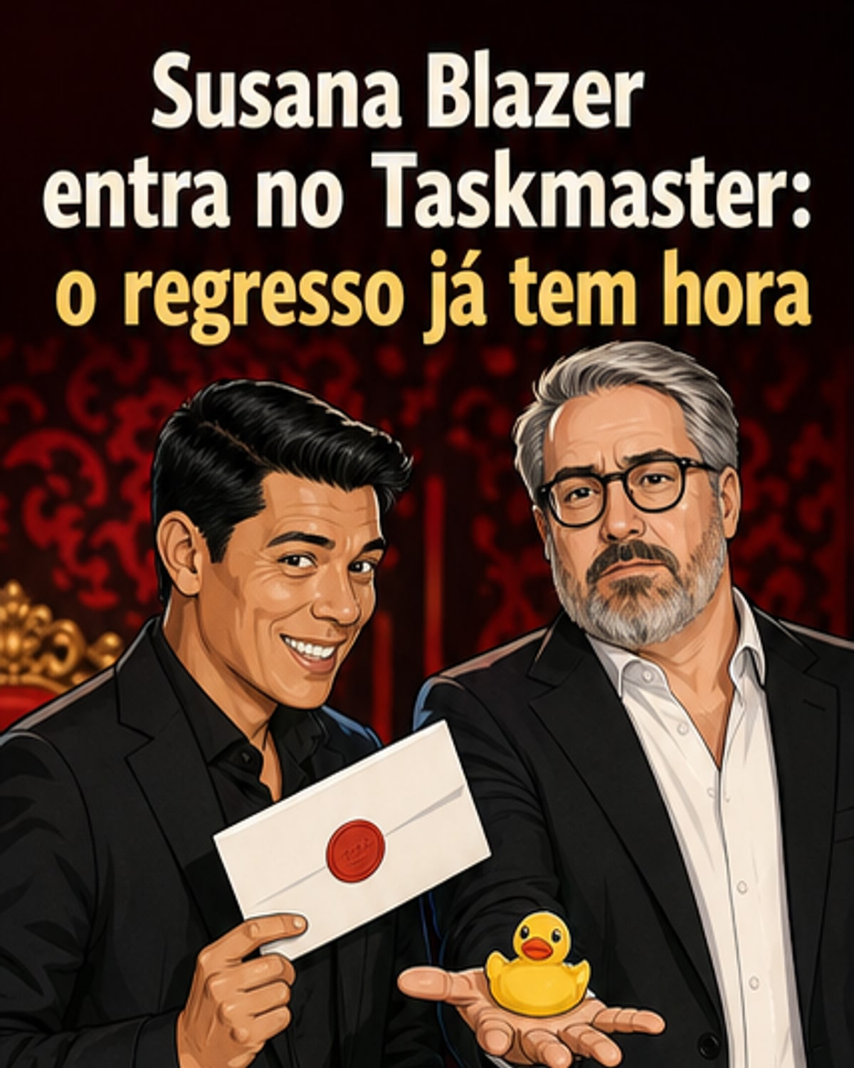 Susana Blazer no 'Taskmaster'?