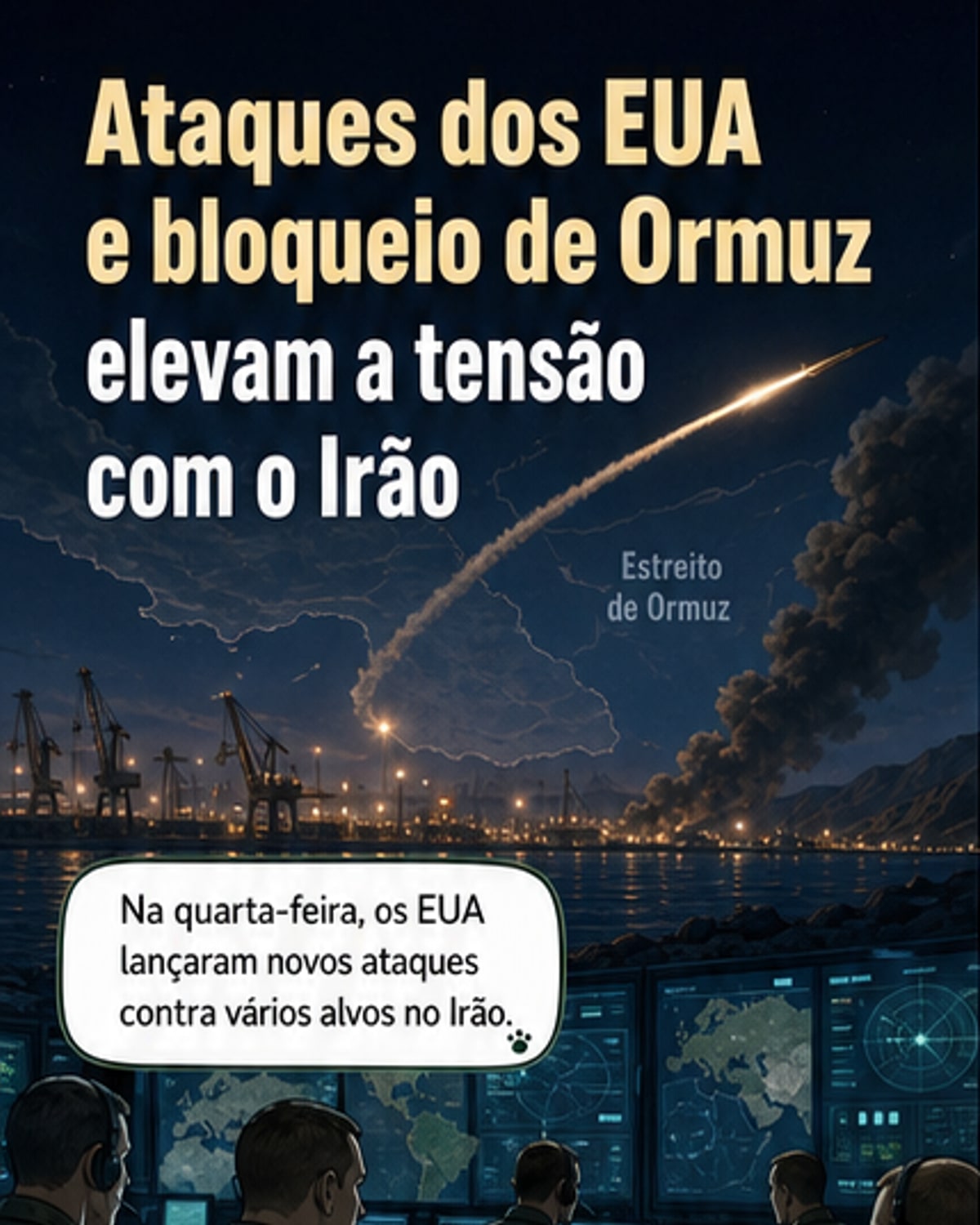 EUA e Irão trocam ataques. Ormuz em risco