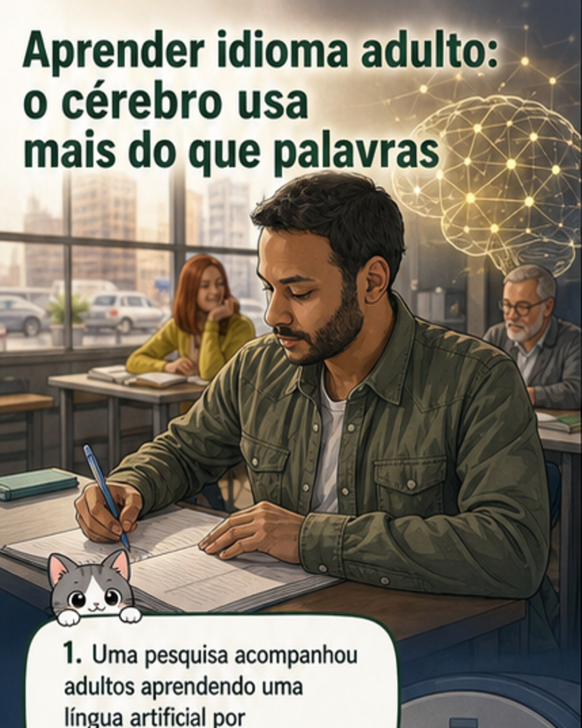 Aprender idiomas envolve mais que a fala