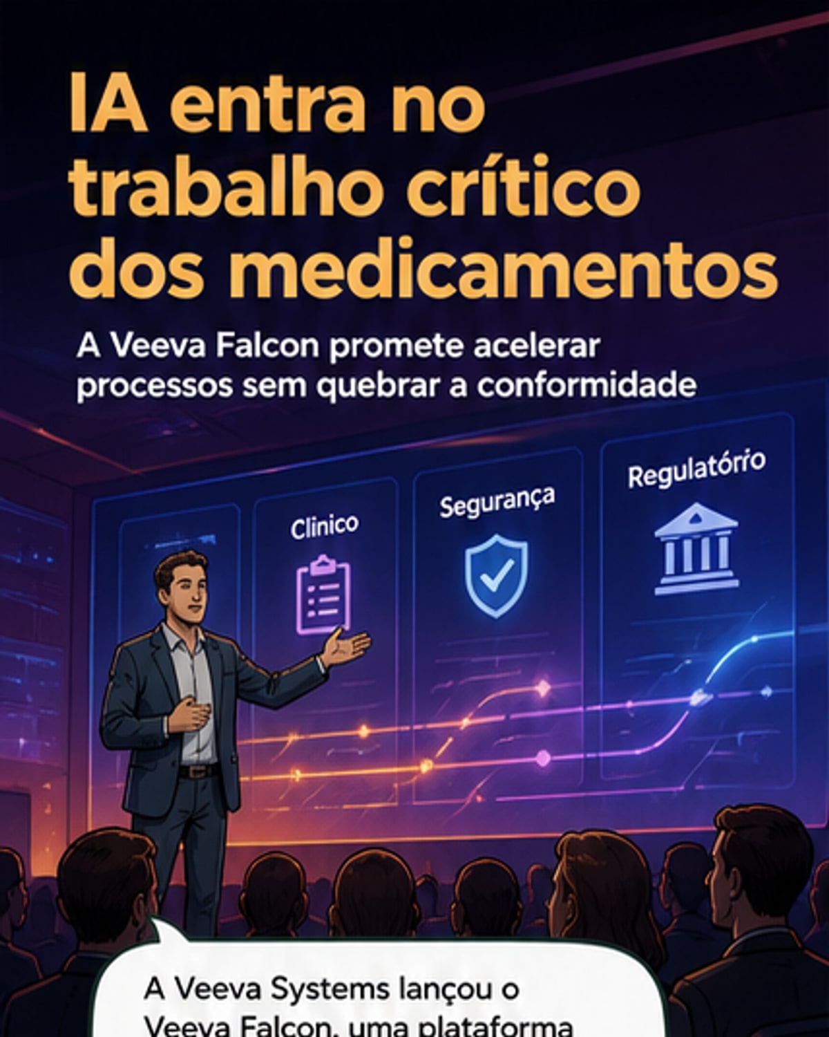 Farmacêuticas adotam IA para acelerar medicamentos