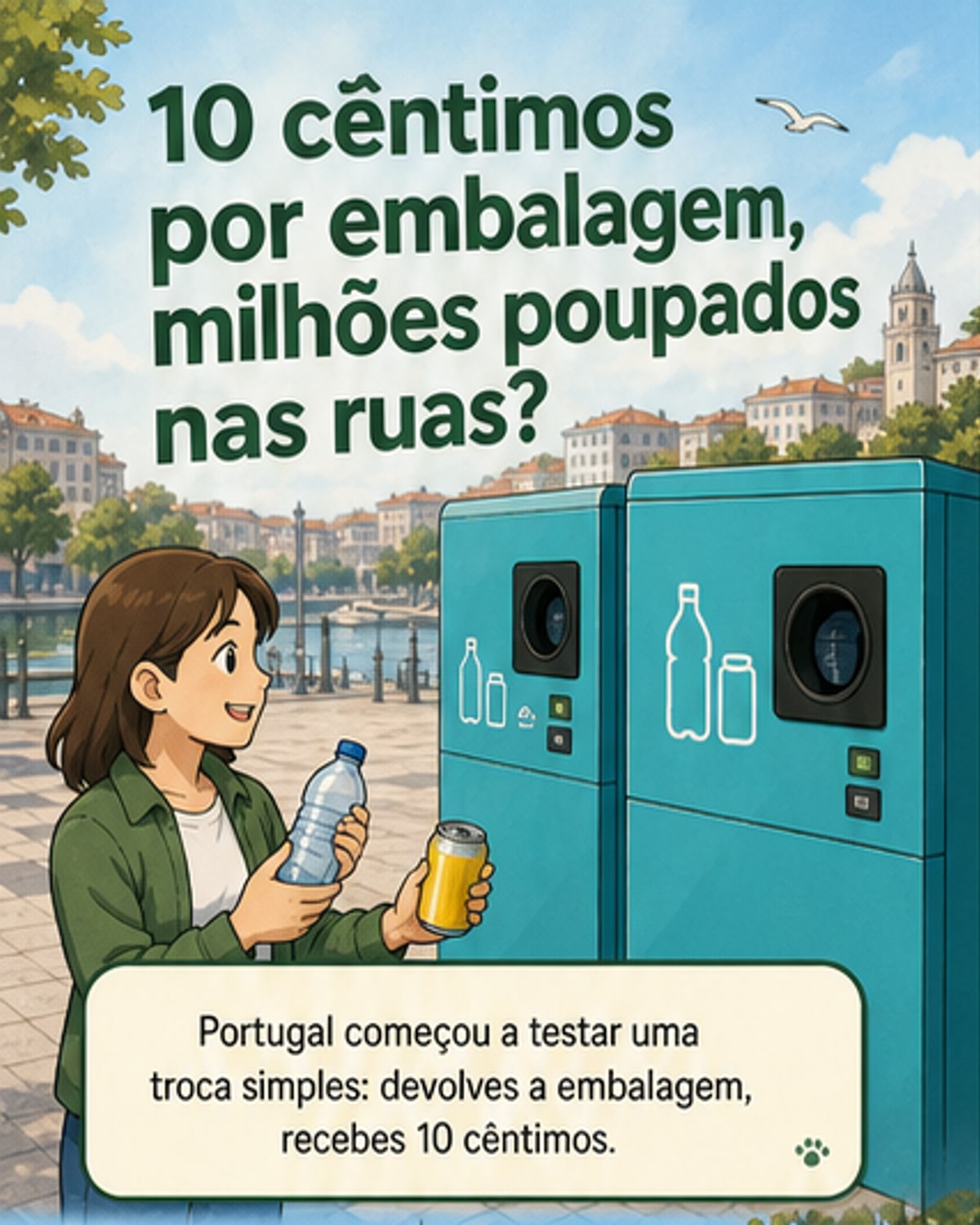 Sistema de depósito pode poupar 40M€