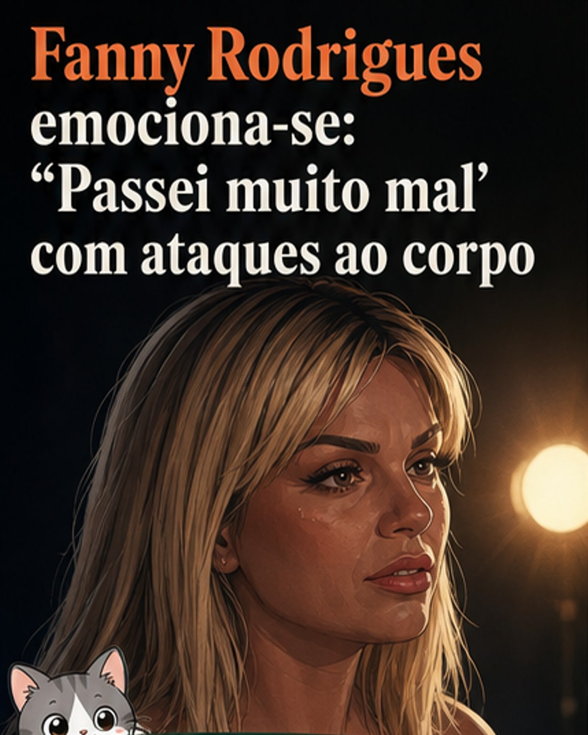 Fanny Rodrigues quebra o silêncio sobre críticas ao corpo
