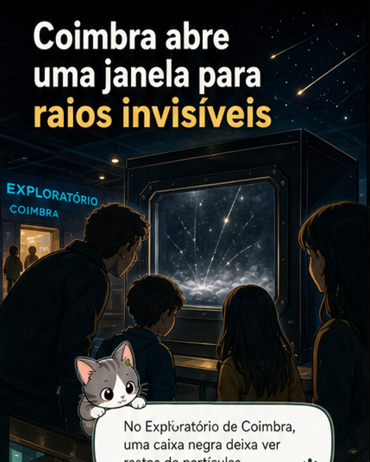 Coimbra abre janela para ver raios cósmicos