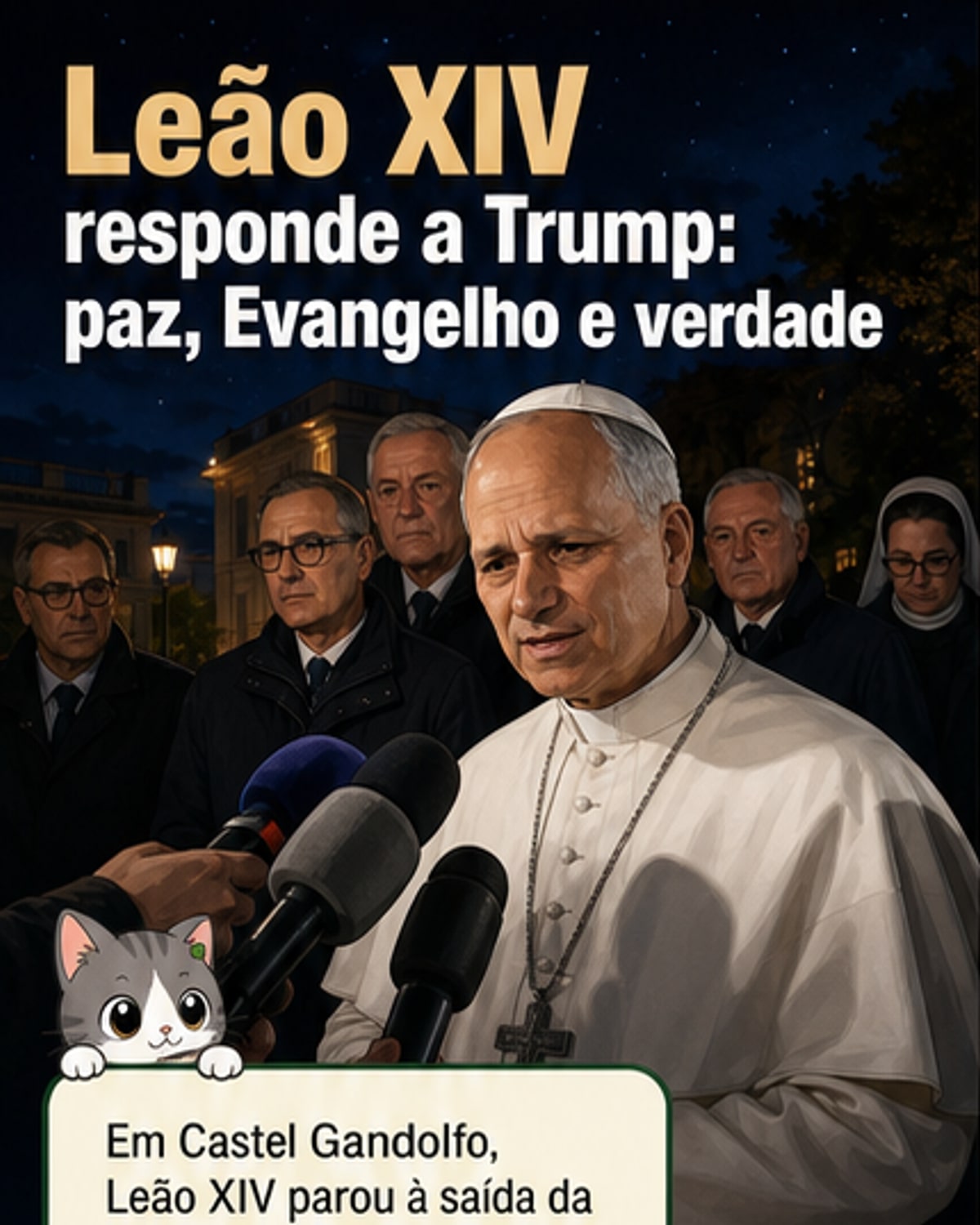 Papa responde a Trump: 'Que me critiquem com sinceridade'