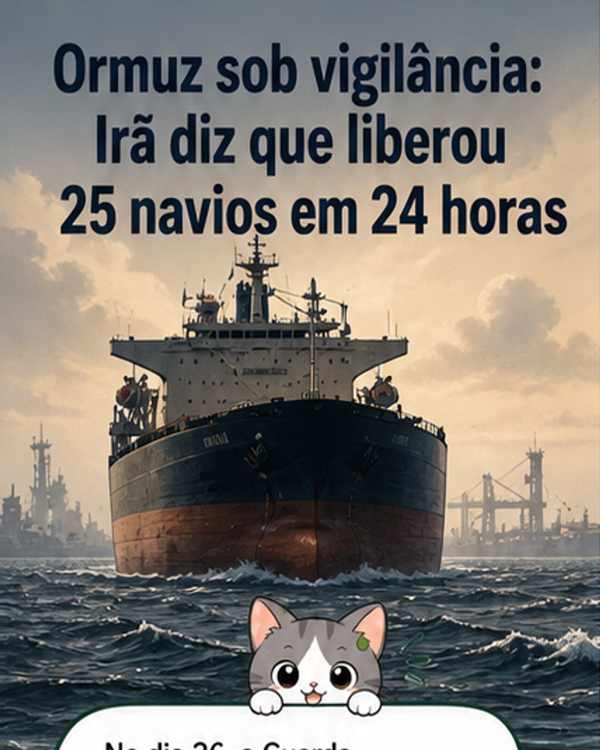 Irã relata 25 travessias no Estreito de Ormuz