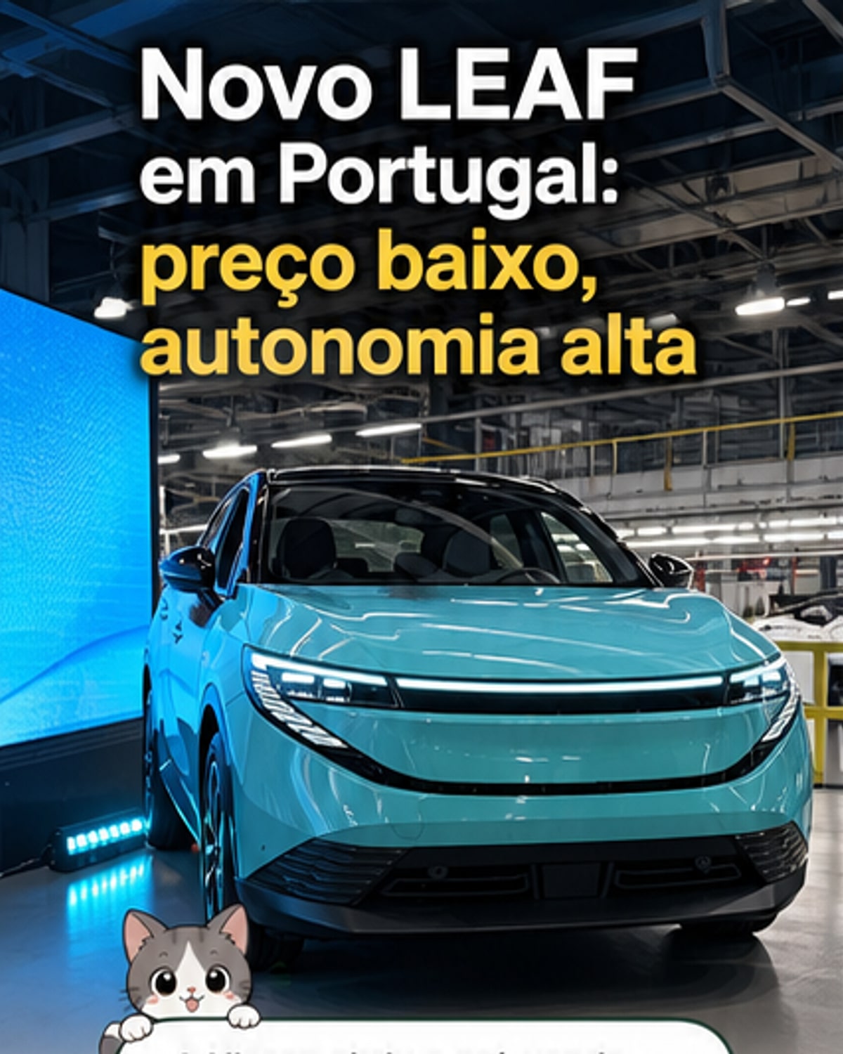 Nissan LEAF volta com preço a partir de €29.990