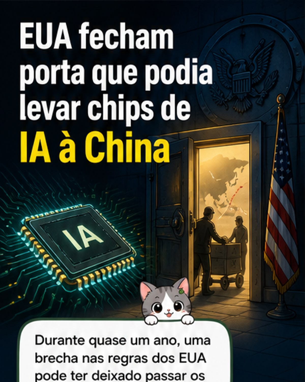 EUA tapam falha que expôs chips de IA ao mercado chinês