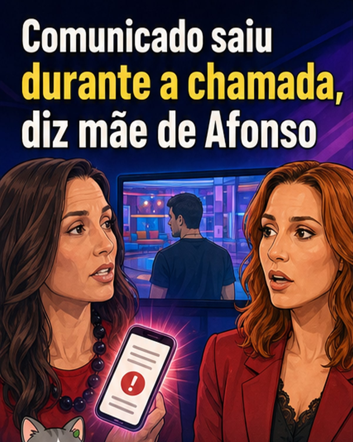 Comunicado foi publicado durante a chamada