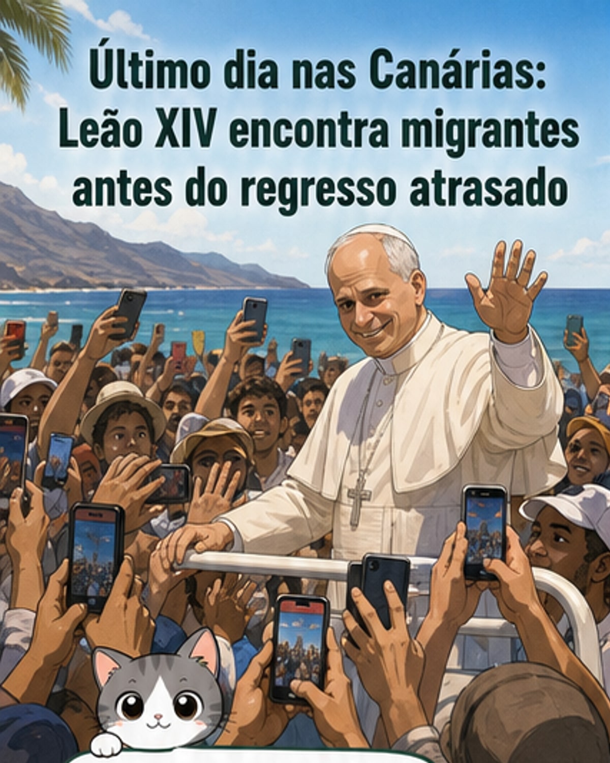 Último dia do Papa na Espanha