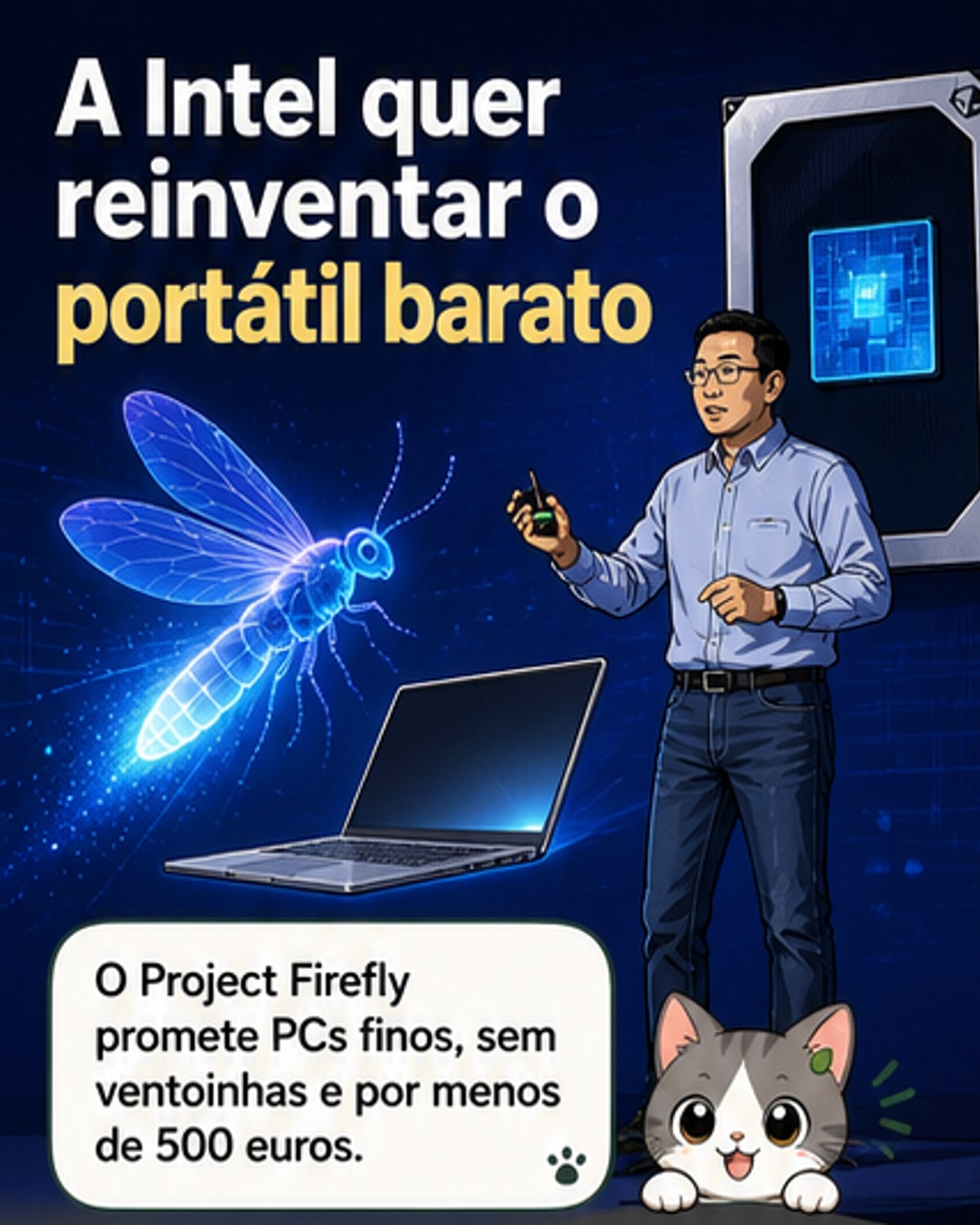 Intel quer reinventar PCs com fábrica de smartphones