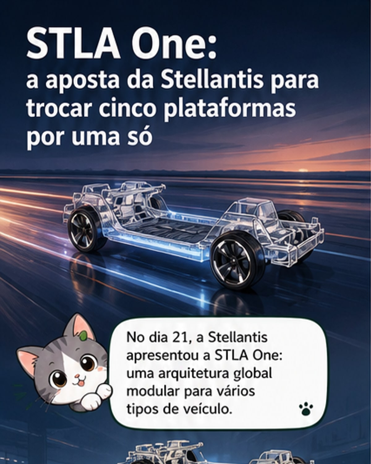Stellantis revela nova plataforma modular