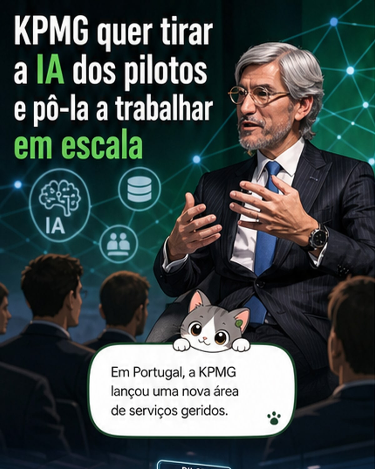 KPMG lança serviço de IA gerida