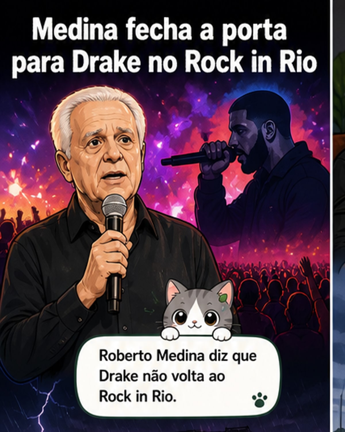 Drake banido do Rock in Rio