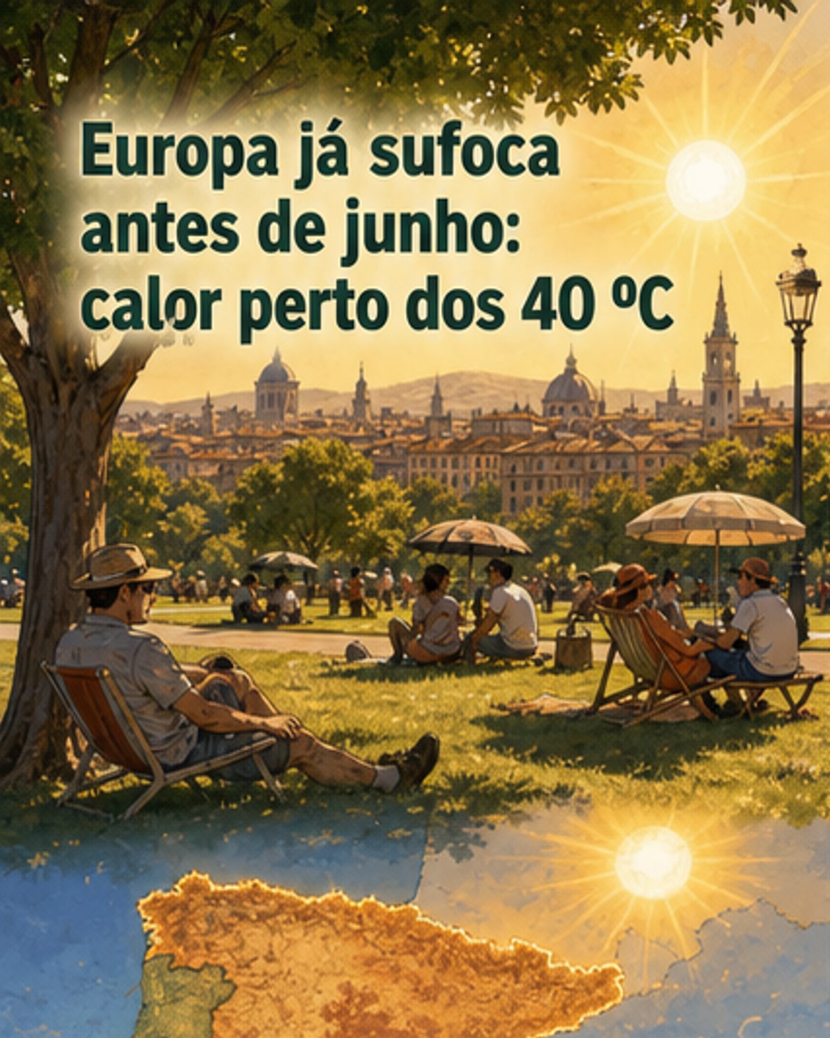 Europa enfrenta calor extremo