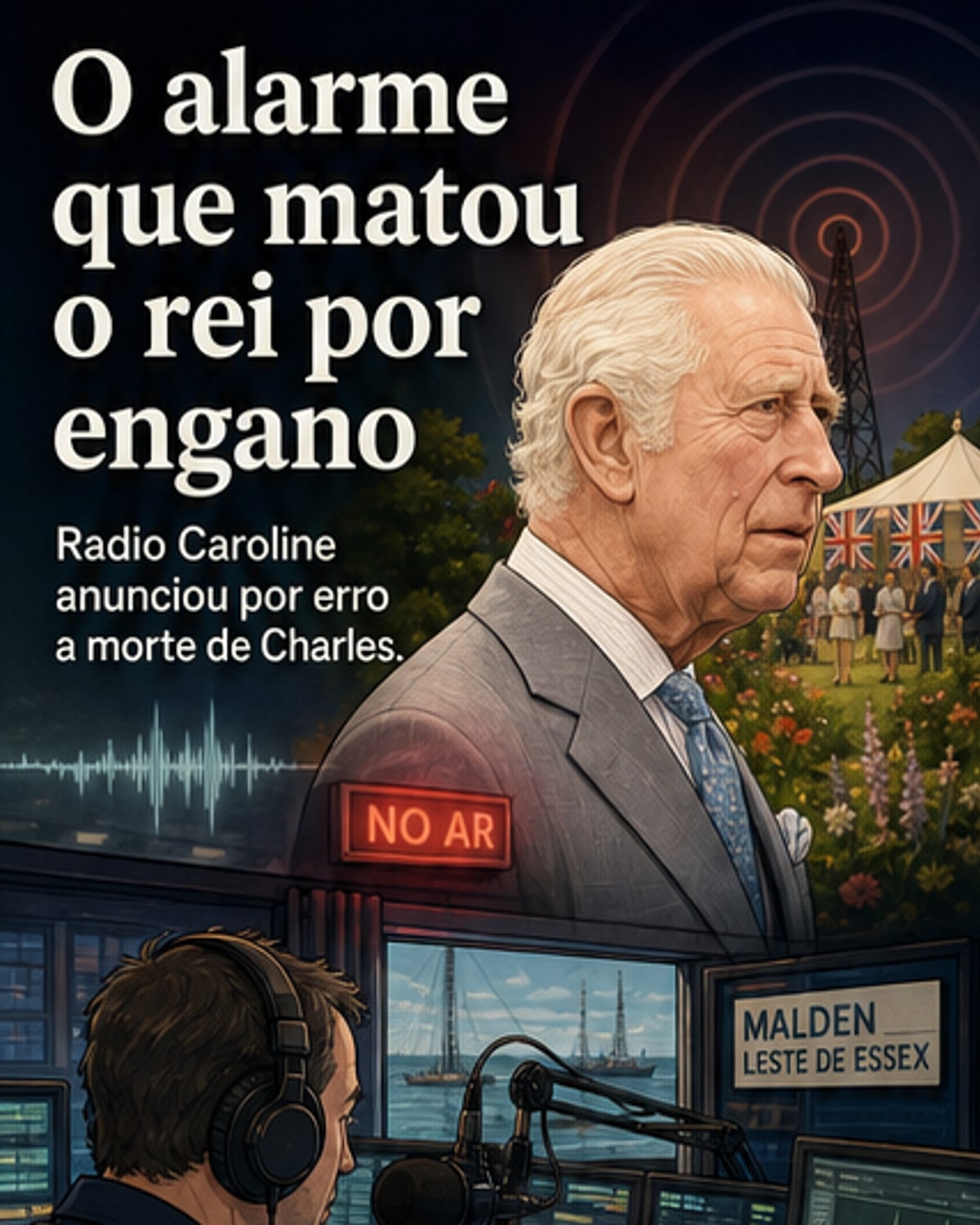 Rádio britânica errou ao anunciar morte do rei