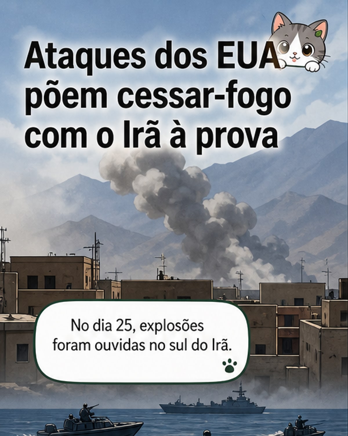EUA atacam alvos no sul do Irã