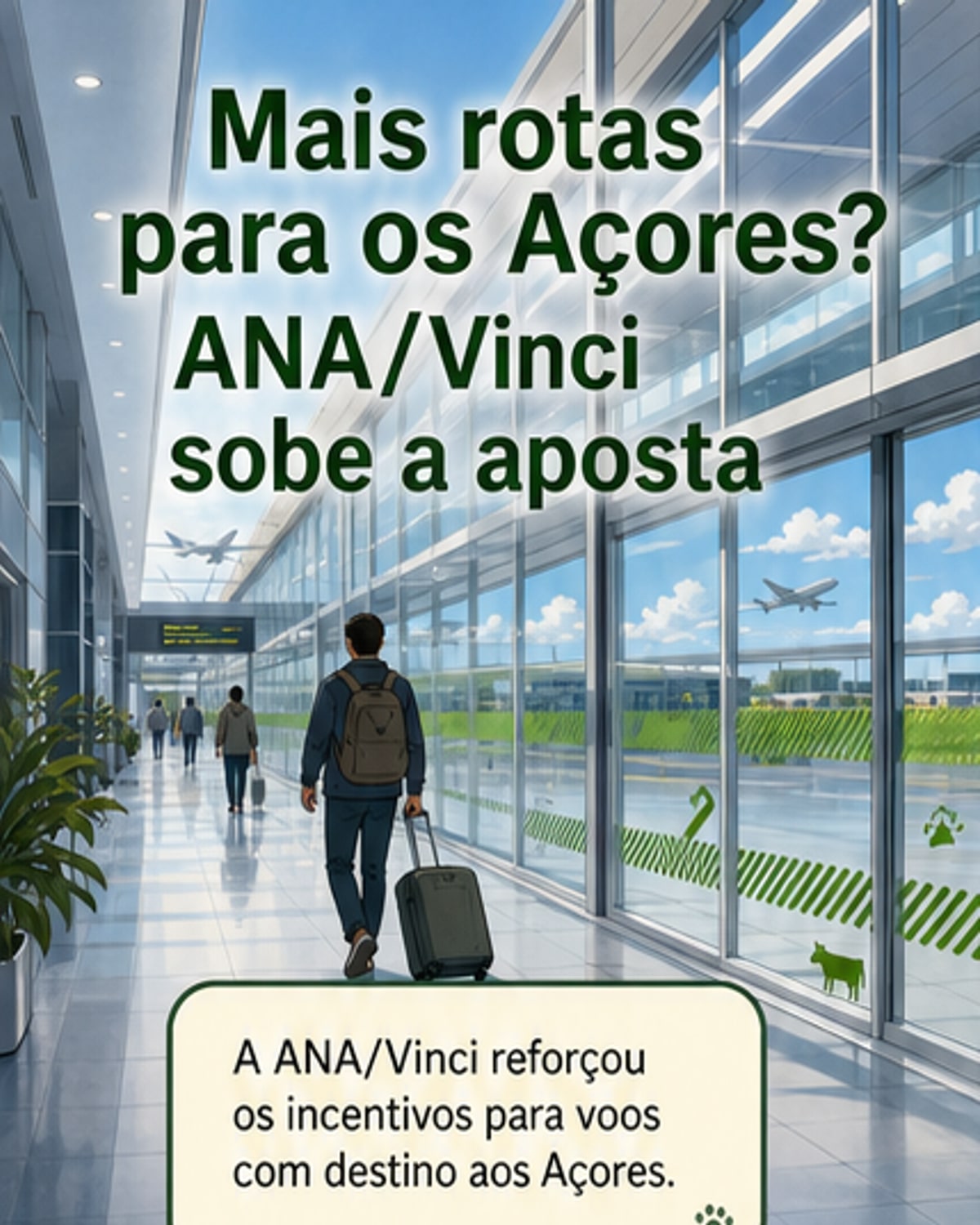 ANA reforça incentivos para novas rotas aéreas nos Açores