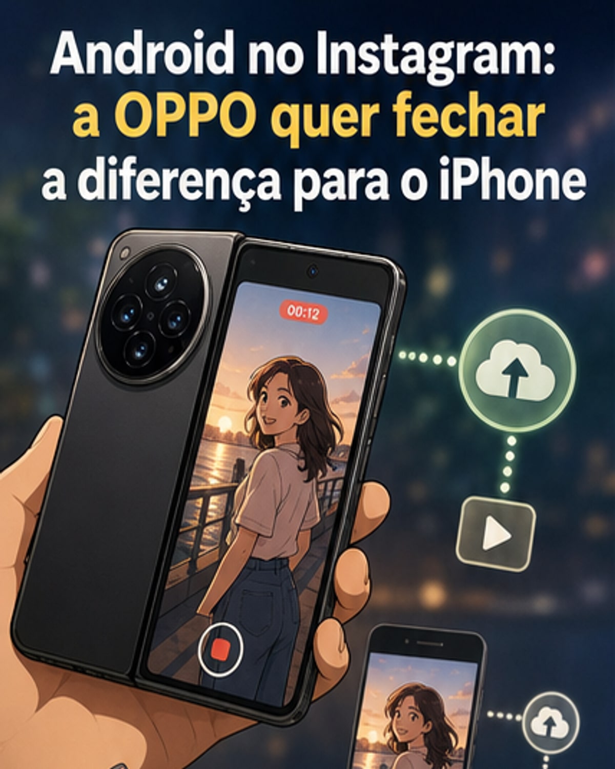 Oppo e Meta unem forças por vídeos mais nítidos no Android