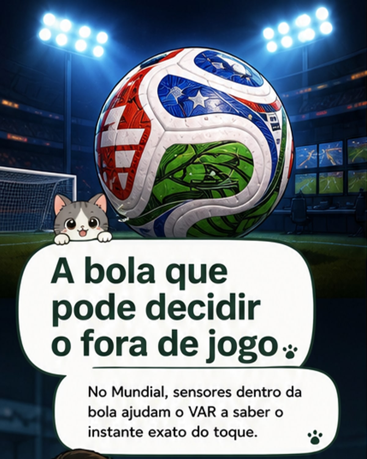 A bola que decide o jogo