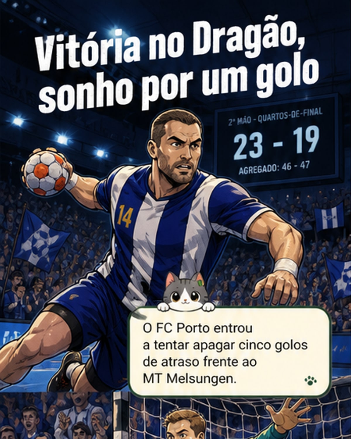 Porto vence em casa, mas cai na eliminatória