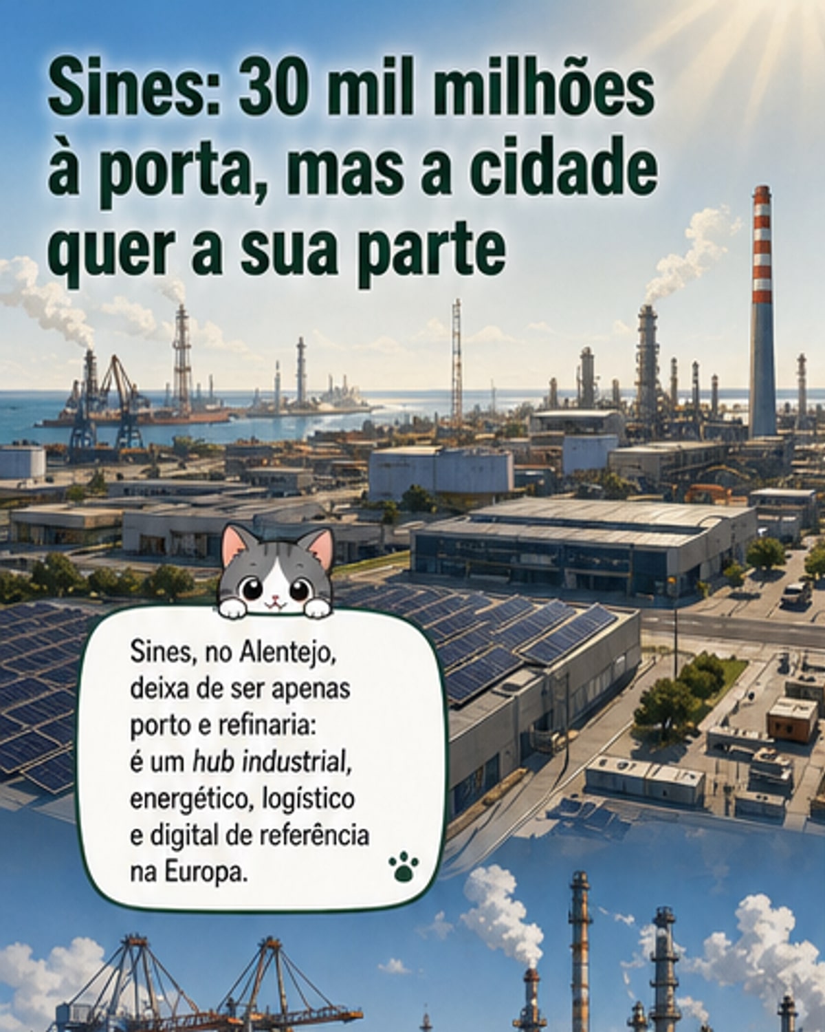 Sines aproxima-se de 10% do PIB nacional