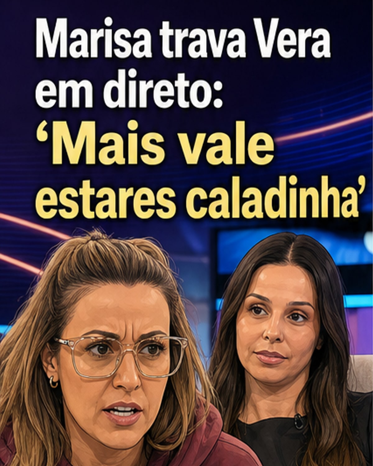 Marisa confronta Vera ao vivo no 'Desafio Final'
