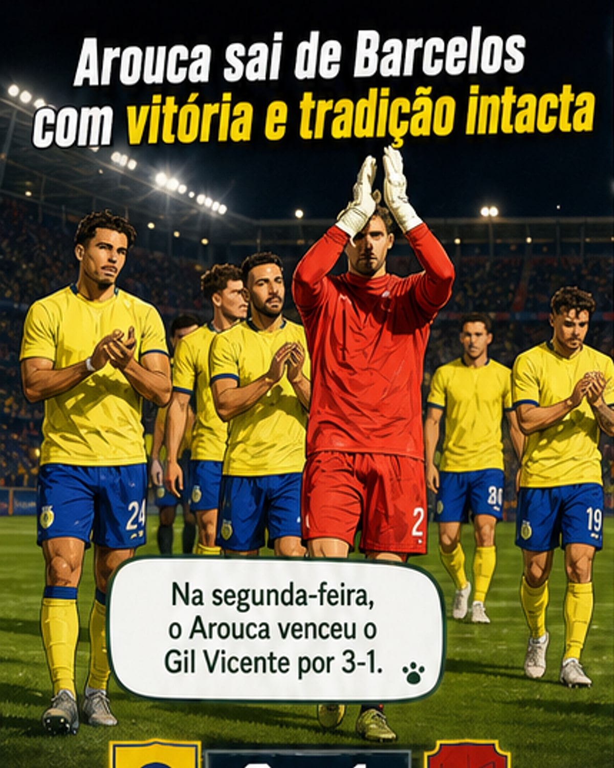 Arouca reforça tradição em Barcelos