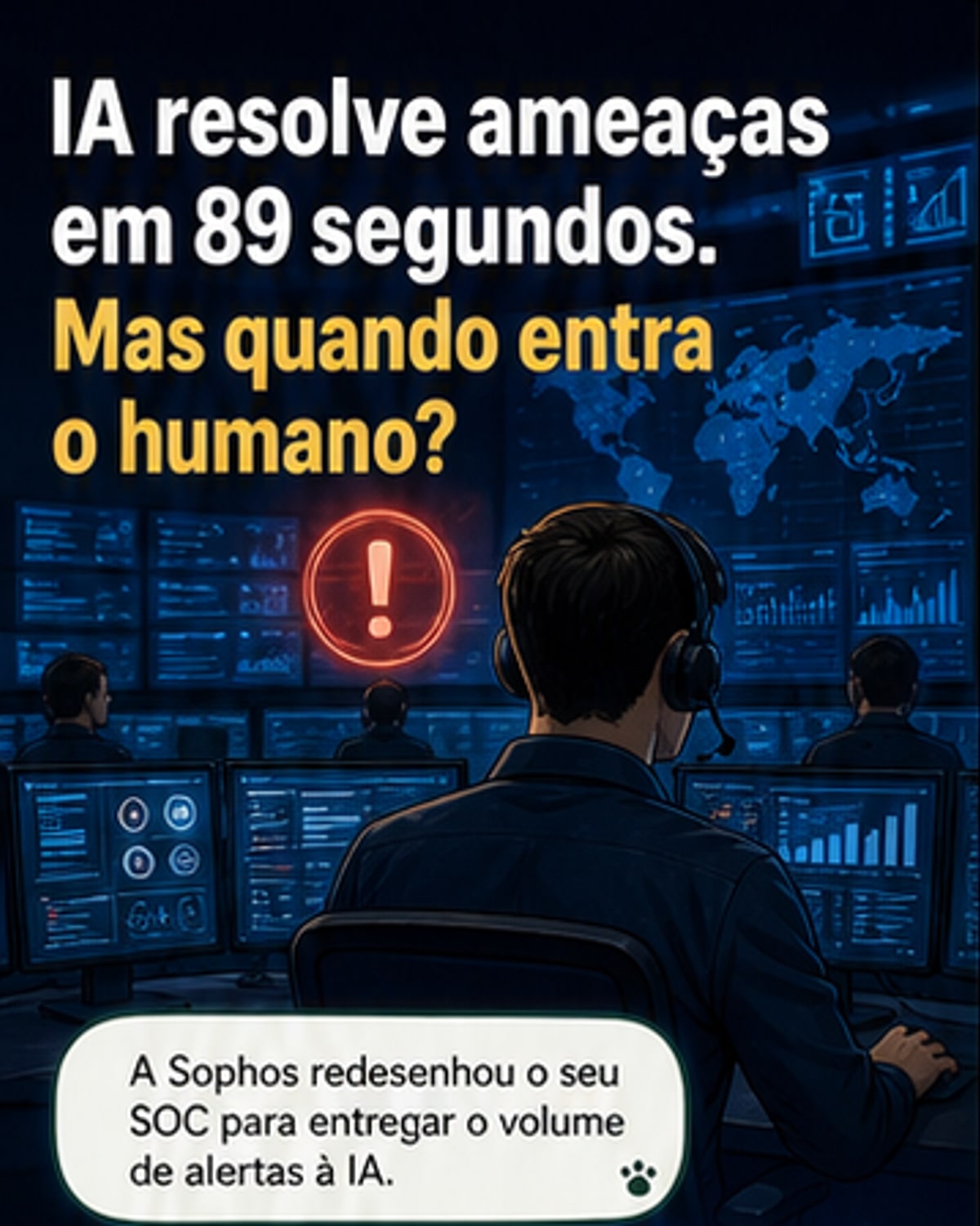 IA resolve ameaças em 89 segundos
