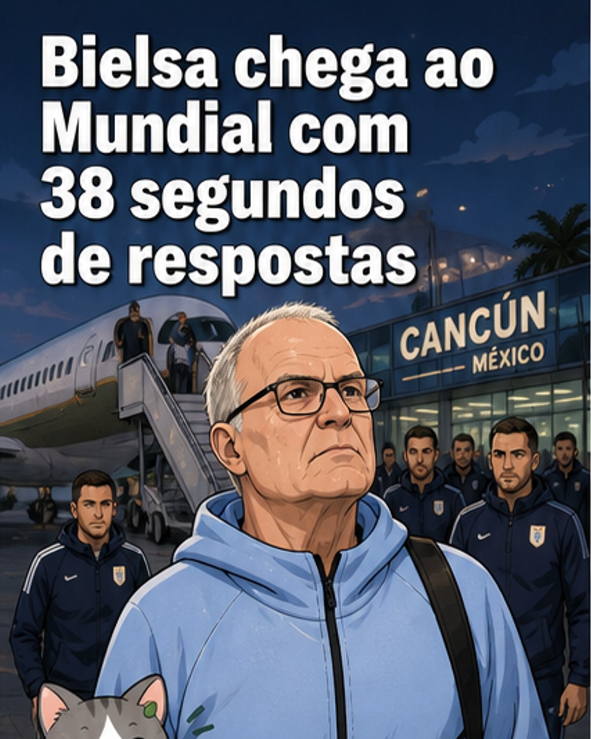Bielsa responde em 38 segundos
