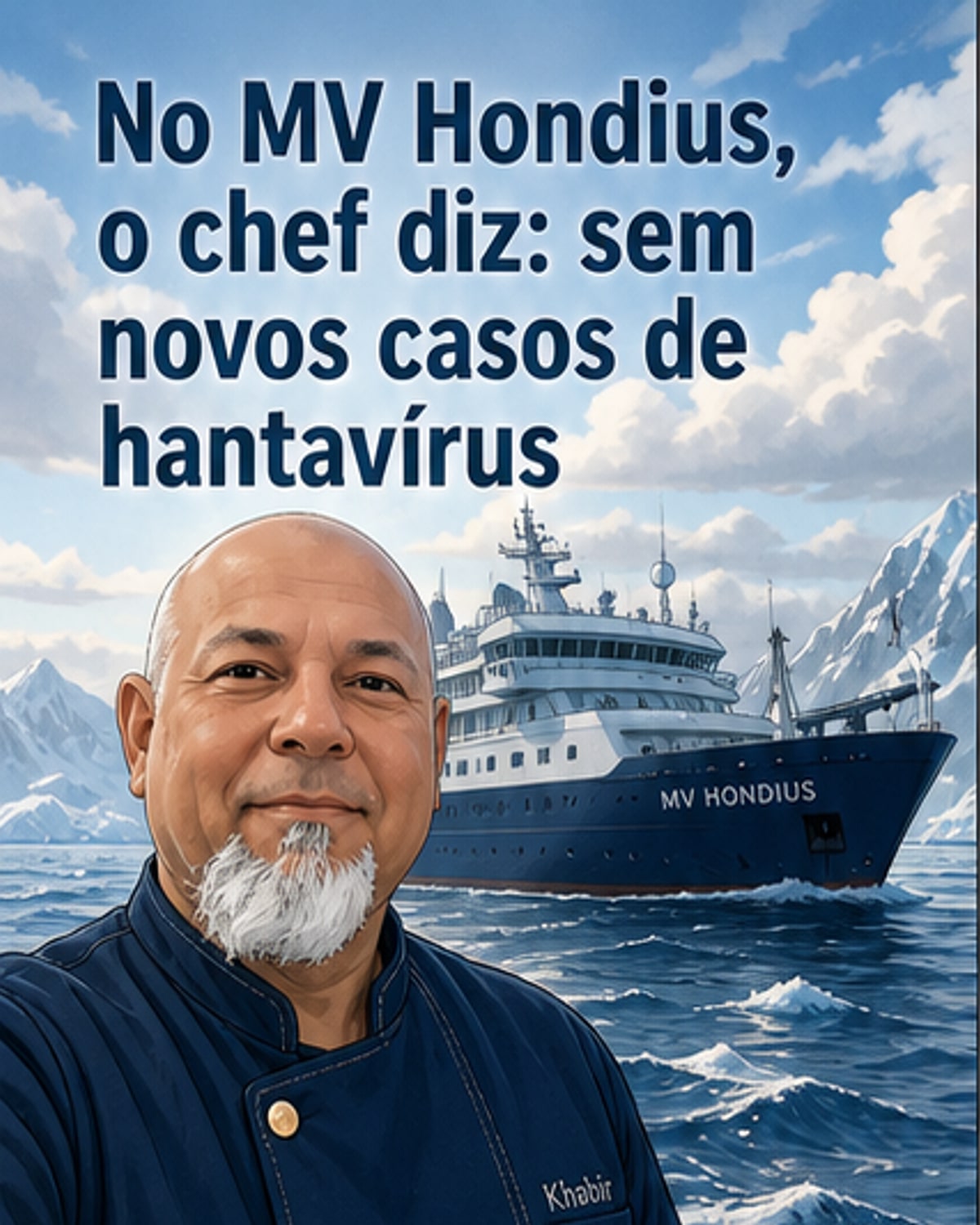 Chef relata fim de contágio por hantavírus em cruzeiro
