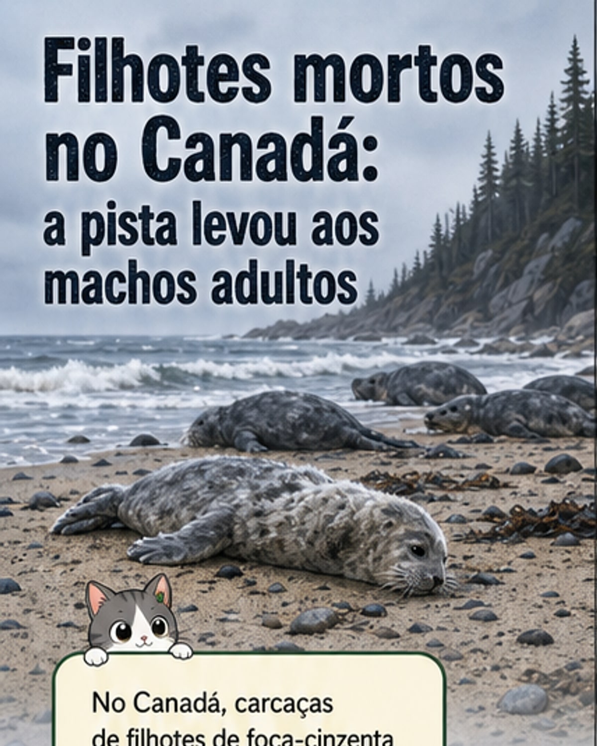 Focas adultas matam filhotes por energia