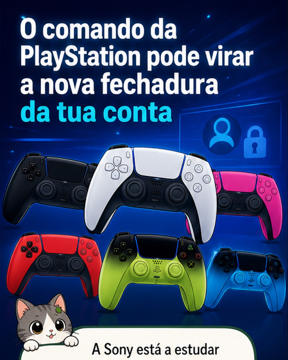 PlayStation quer usar o comando como chave de segurança