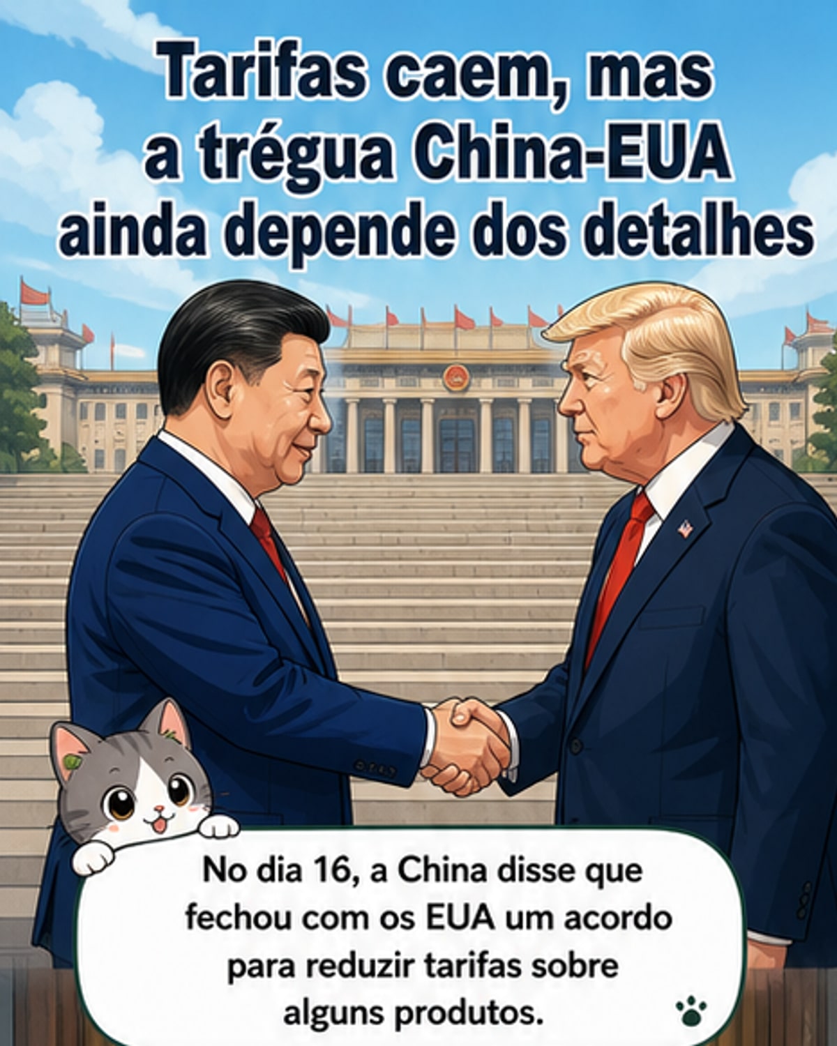 China e EUA selam trégua comercial