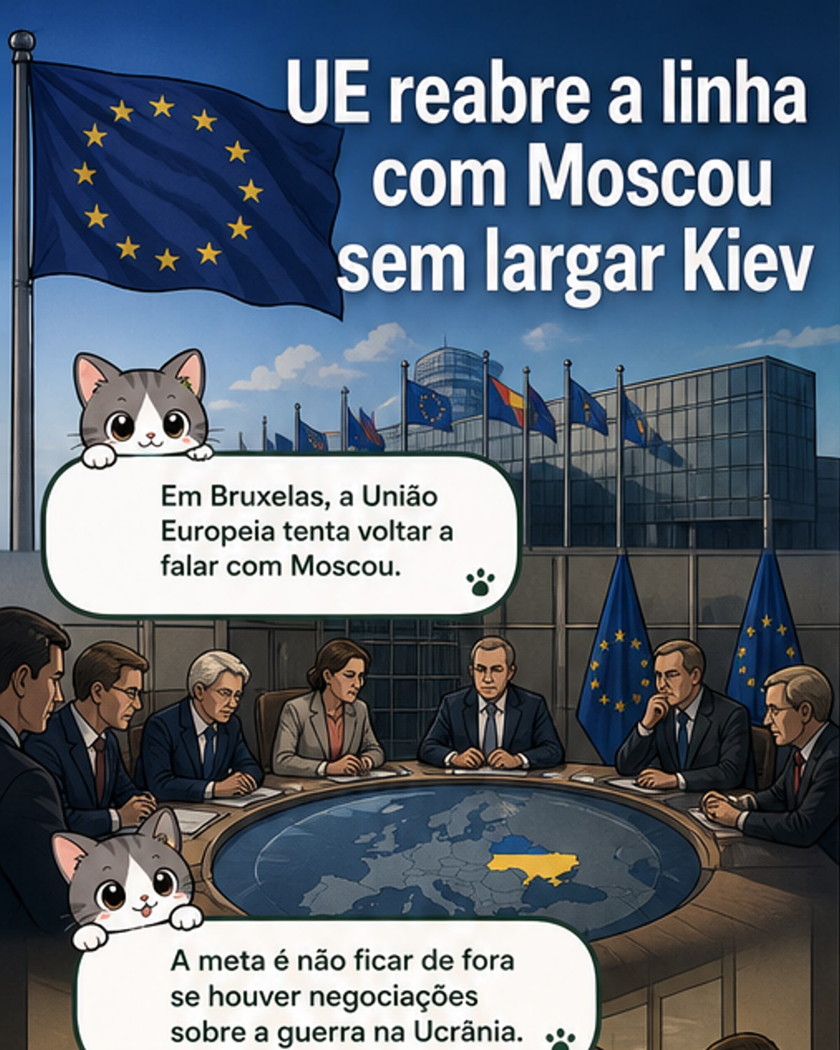 UE tenta reaproximação com Rússia
