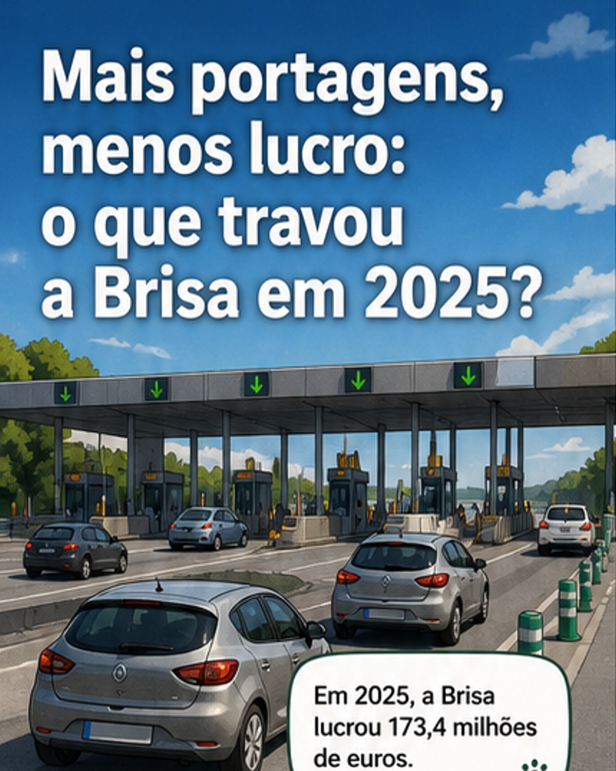 Lucro da Brisa cai 44% em 2025